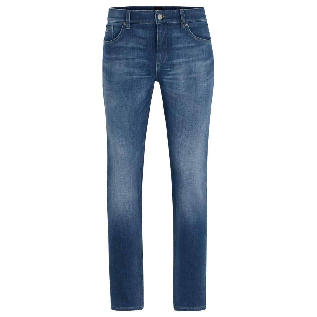 Hugo Boss Delaware Slim Fit Jeans - Medium Blue